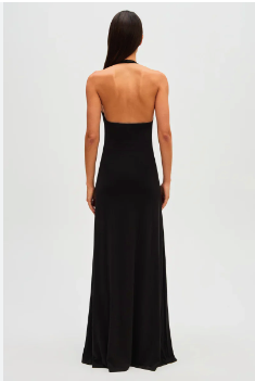 Jennifer Cupro Maxi- Black